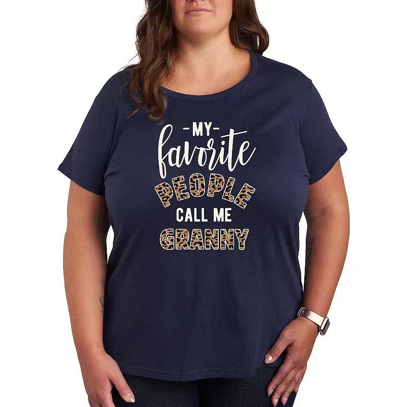 Plus Favorite People Granny Graphic Tee, Womens Product Image