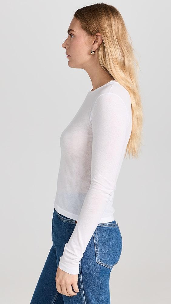 RE/DONE Sheer Long Sleeve Tee | Shopbop Product Image