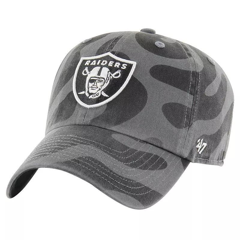 Womens 47 Charcoal Las Vegas Raiders Freeform Clean Up Adjustable Hat Product Image