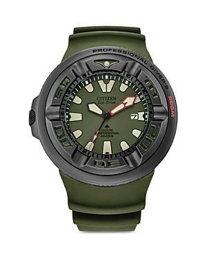 Citizen Promaster Mens Green Strap Watch Bj8057-09x, One Size Product Image