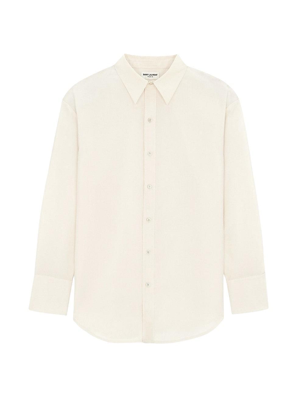 Mens Oversized Shirt In Faille Product Image