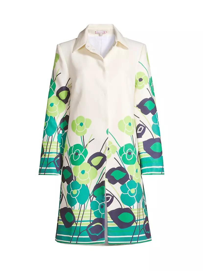 Balmacaan Grass Is Greener Floral Coat Product Image