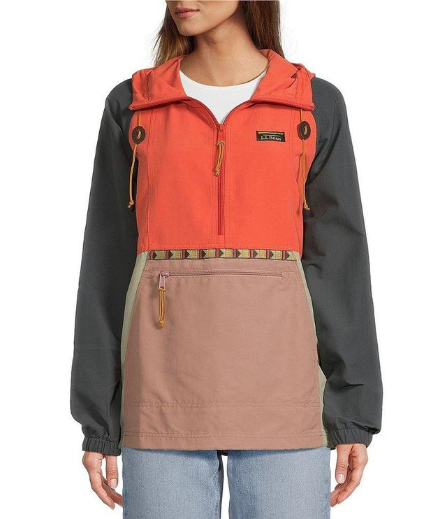 L.L.Bean Mountain Classic Color Blocked Anorak Jacket Product Image