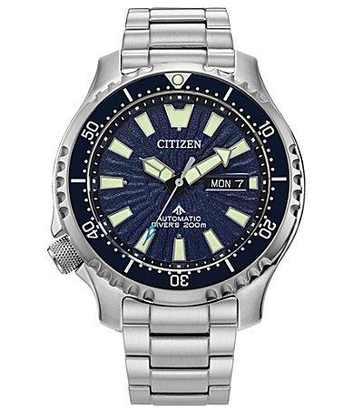 Citizen Mens Promaster Dive Automatic Stainless Steel Bracelet Watch Product Image