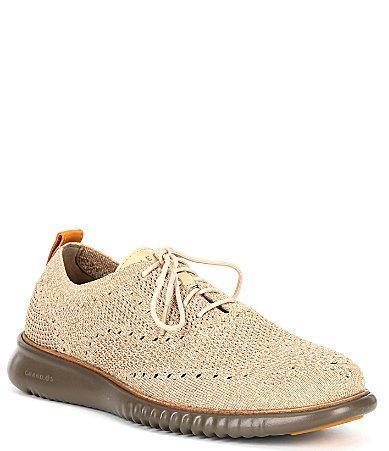 Cole Haan Mens 2.ZERGRAND Knit Stitchlite Wingtip Oxfords Product Image