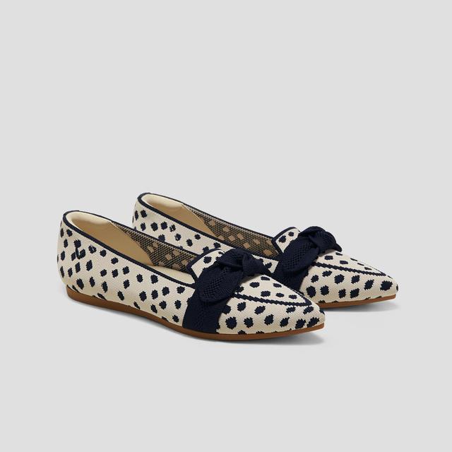 Pointed-Toe Bow Loafers (Michelle 2.0) Product Image