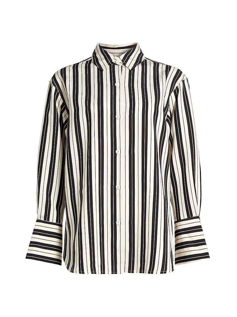 Striped Long-Sleeve Shirt Product Image