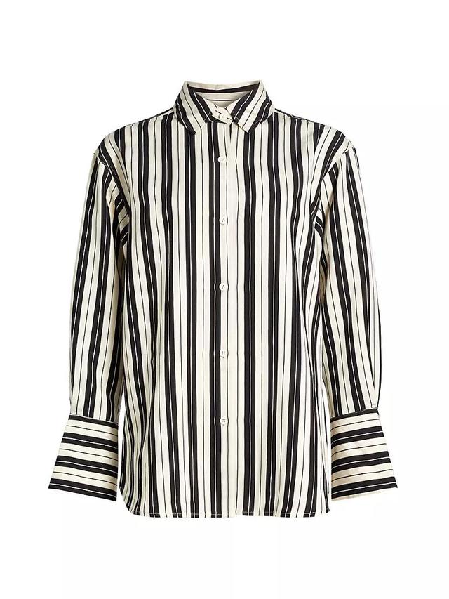 Striped Long-Sleeve Shirt Product Image