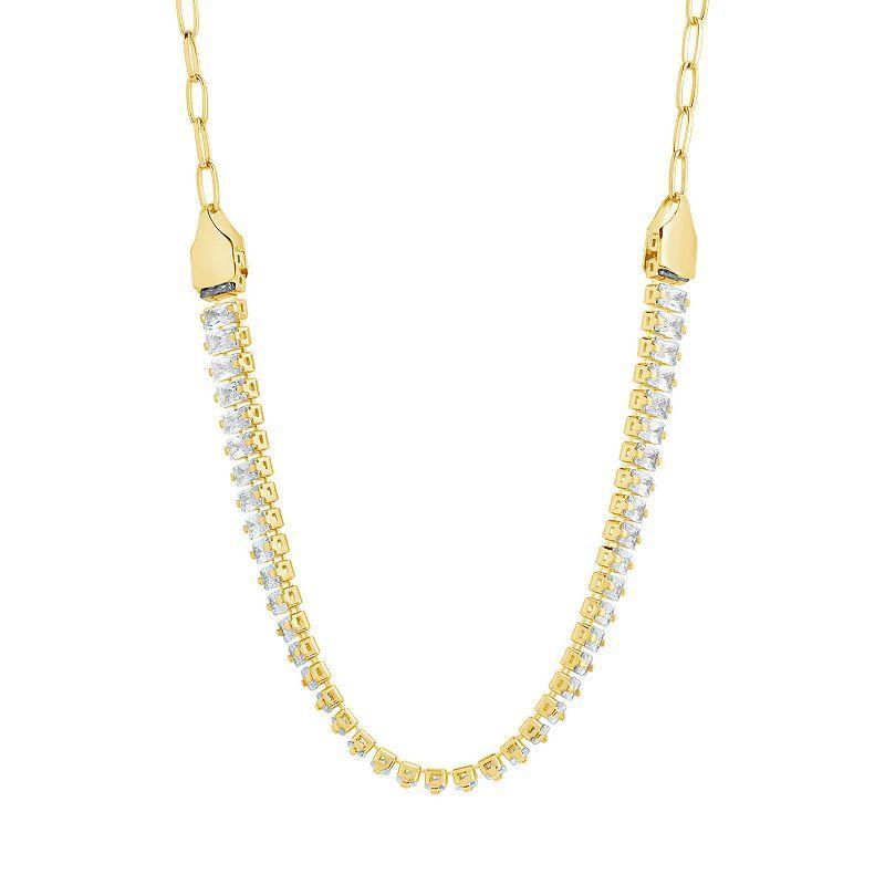 MC Collective Sarai Chain Necklace, Womens Silver Tone Product Image