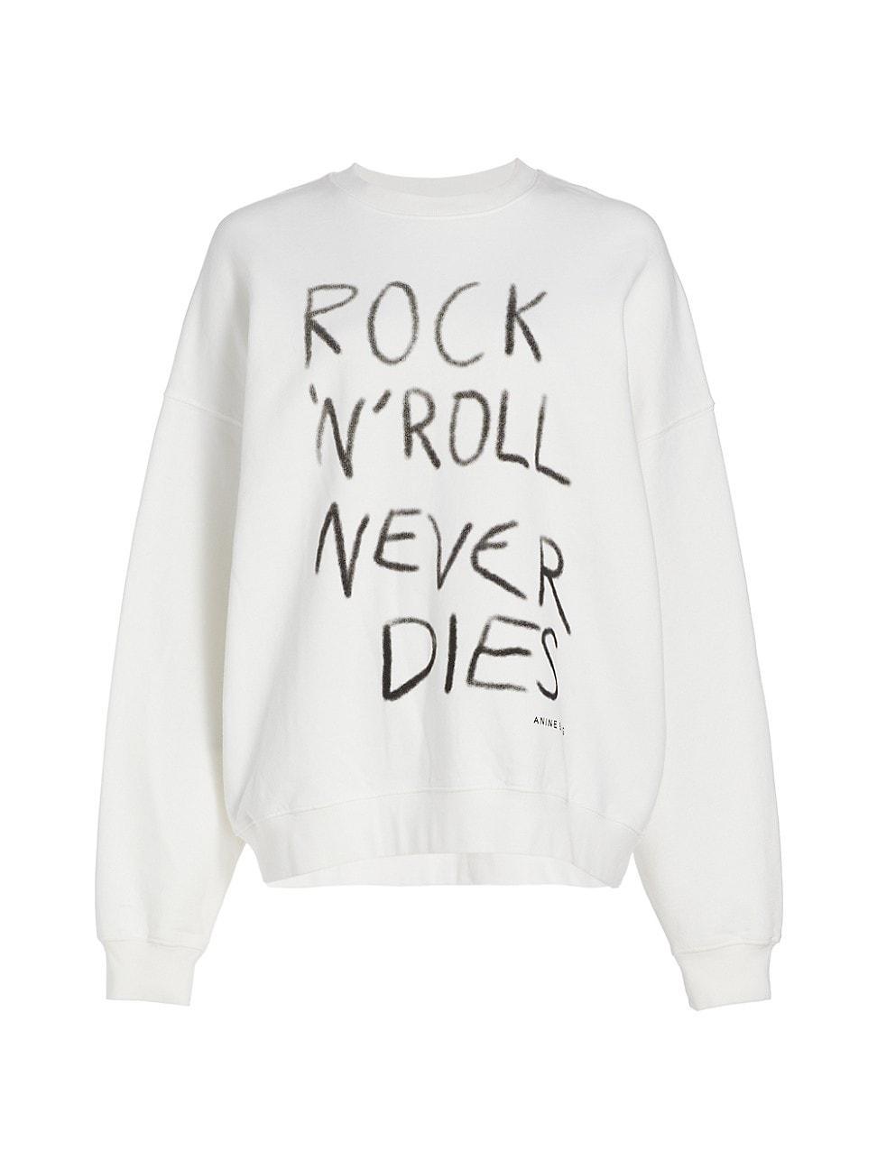 Womens Miles Cotton Graphic Sweatshirt Product Image