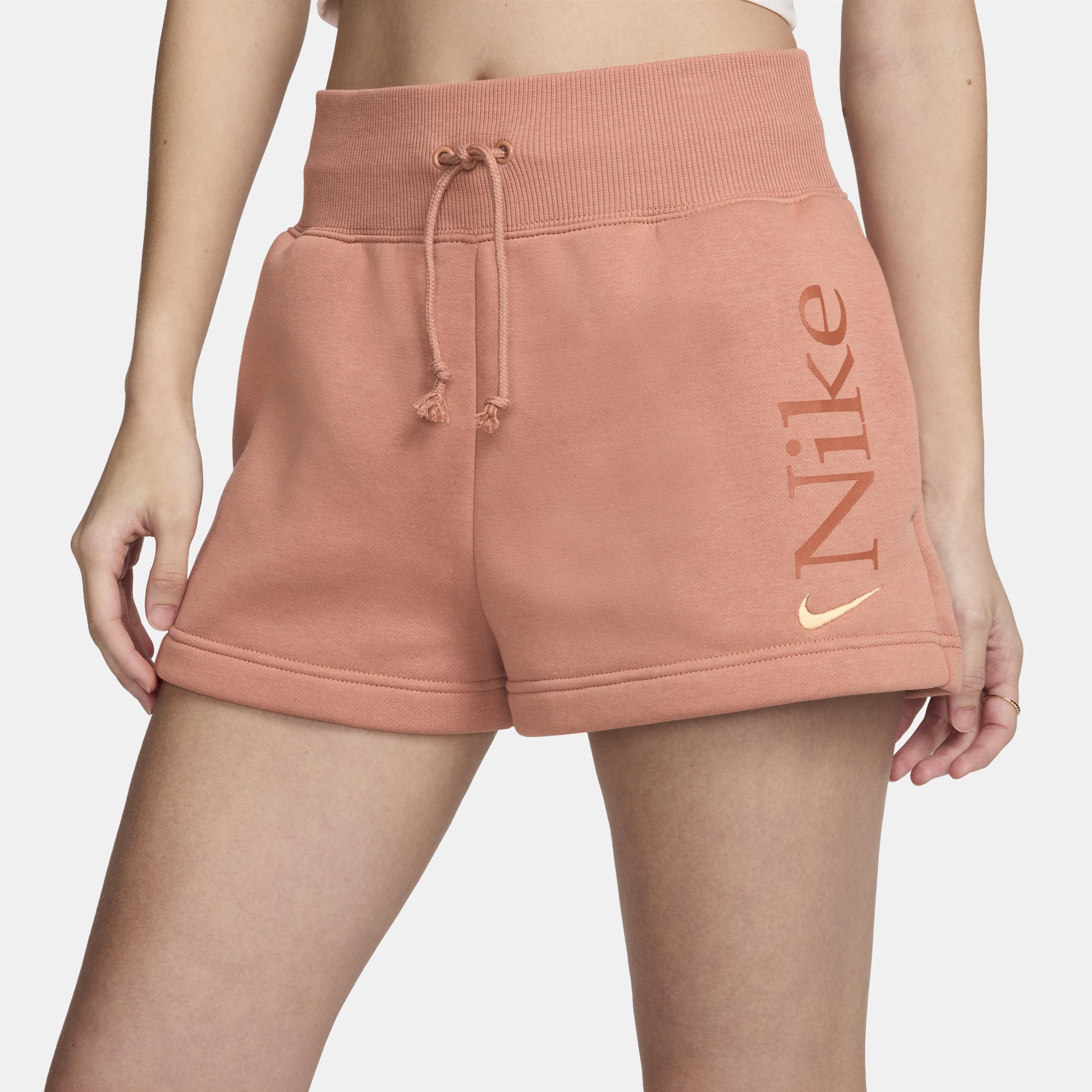 Women's Nike Sportswear Phoenix Fleece Loose High-Waisted 2" Logo Shorts Product Image