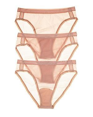 On Gossamer Gossamer Mesh Hip High-Cut Briefs, Set of 3 Product Image