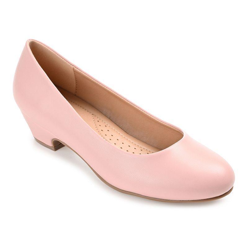 Journee Collection Saar Womens Comfort Pumps Light Pink Product Image