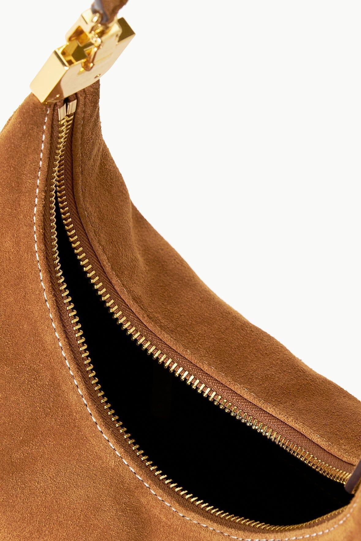 SYLVIE SHOULDER BAG | TAN SUEDE Product Image