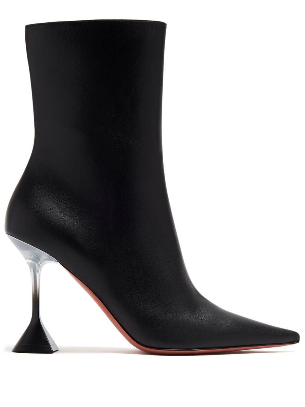 Black Giorgia Glass Boots Product Image