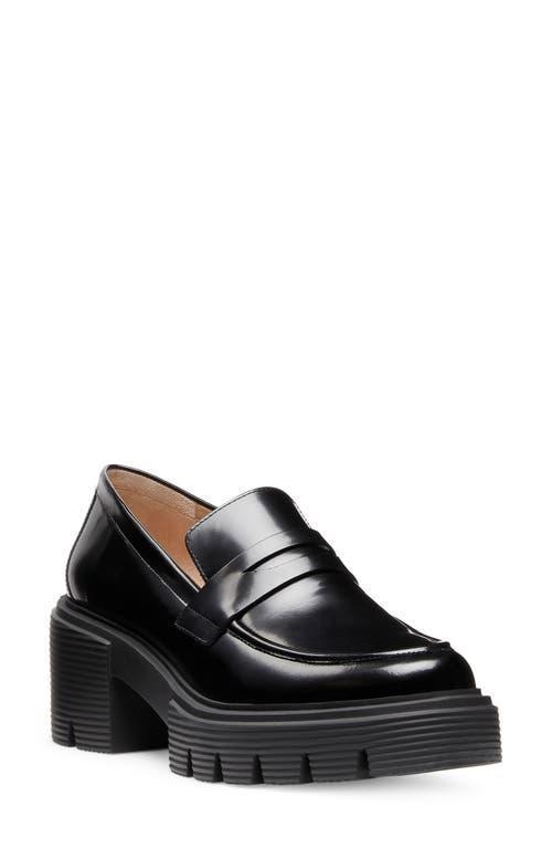 Soho Leather Casual Penny Loafers In Black Product Image