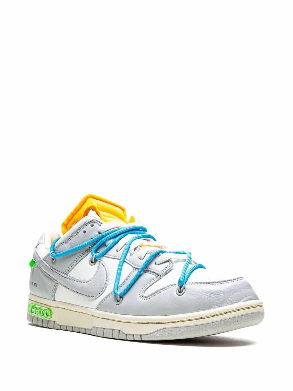 X Off-white Dunk Low Sneakers In Grey Product Image