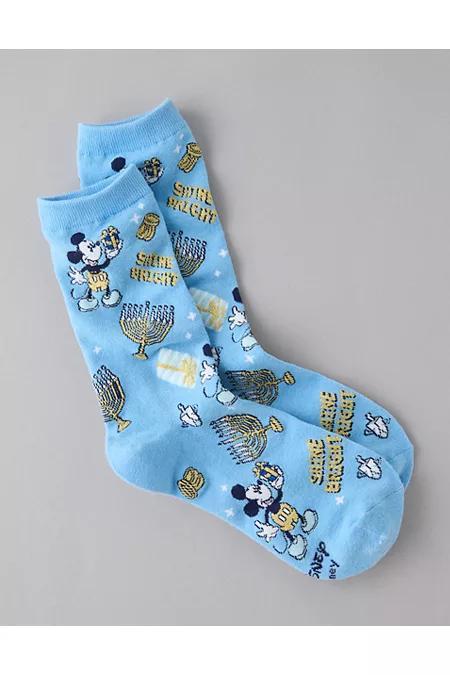 AE Hanukkah Mickey Mouse Crew Socks Women's Product Image