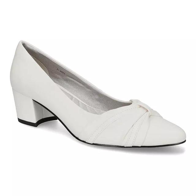 Easy Street Millie Womens Slingback Pumps White Product Image