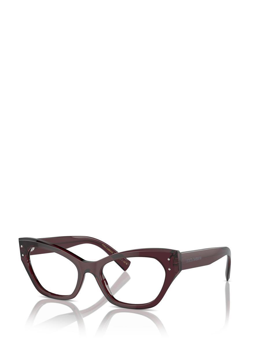 DOLCE & GABBANA Eyewear In Transparent Violet Product Image