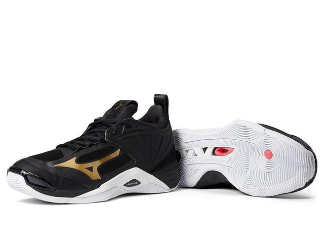 Mizuno Wave Momentum 2 (Black Men's Shoes Product Image