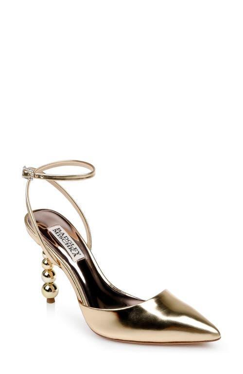 Badgley Mischka Collection Indie II Ankle Strap Pointed Toe Pump Product Image
