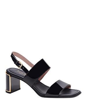 kate spade new york Womens Merritt Patent Leather Block Heel Sandals Product Image