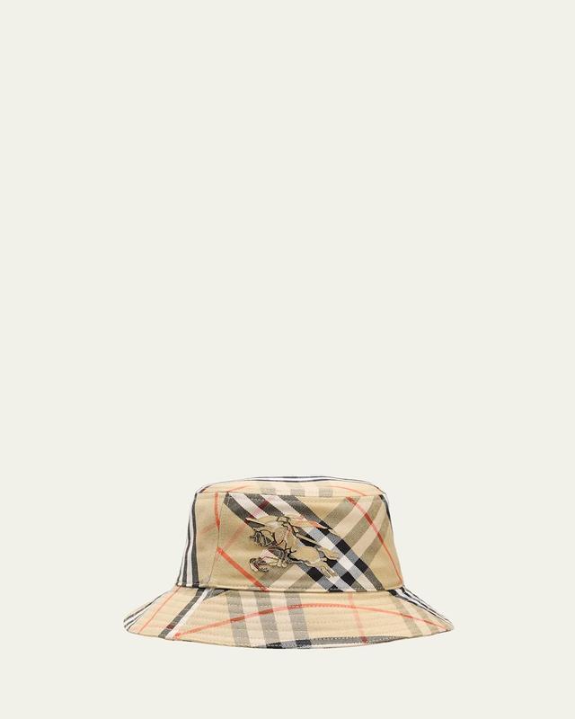 Mens Check EKD Bucket Hat Product Image