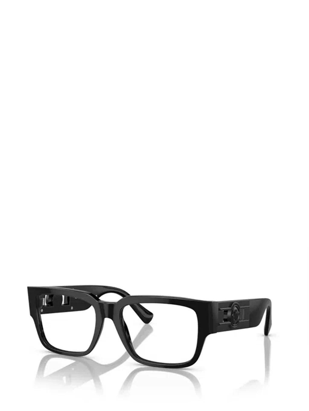 VERSACE Rectangle-frame Glasses In Black Product Image