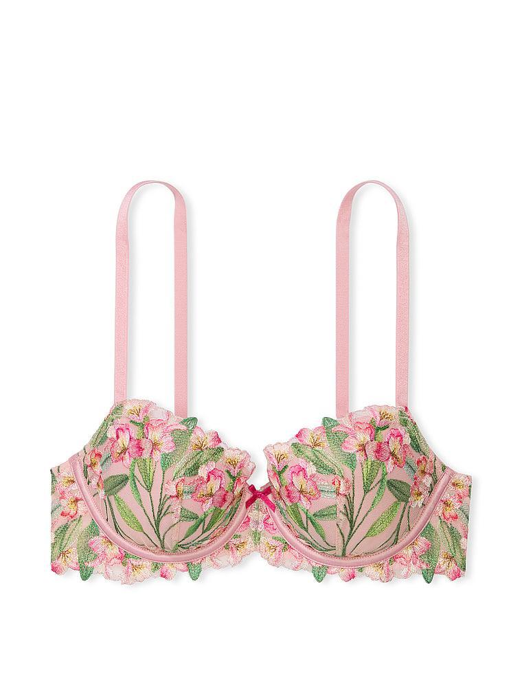 Lily Embroidery Lightly Lined Demi Bra Product Image