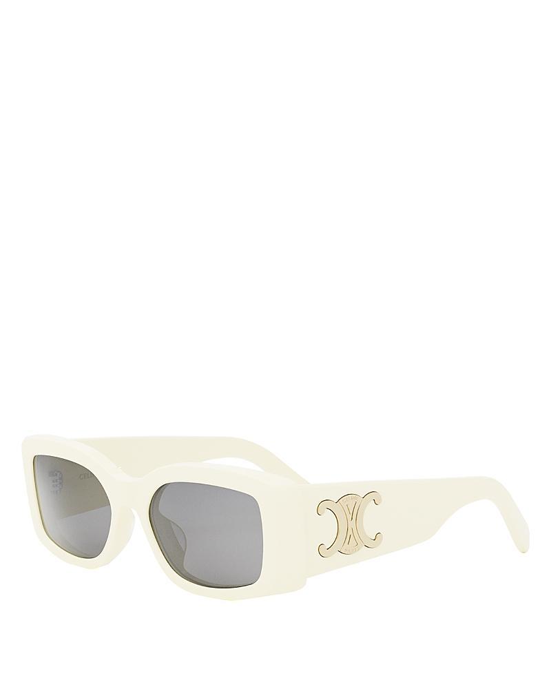 CELINE Triomphe 53mm Rectangular Sunglasses Product Image