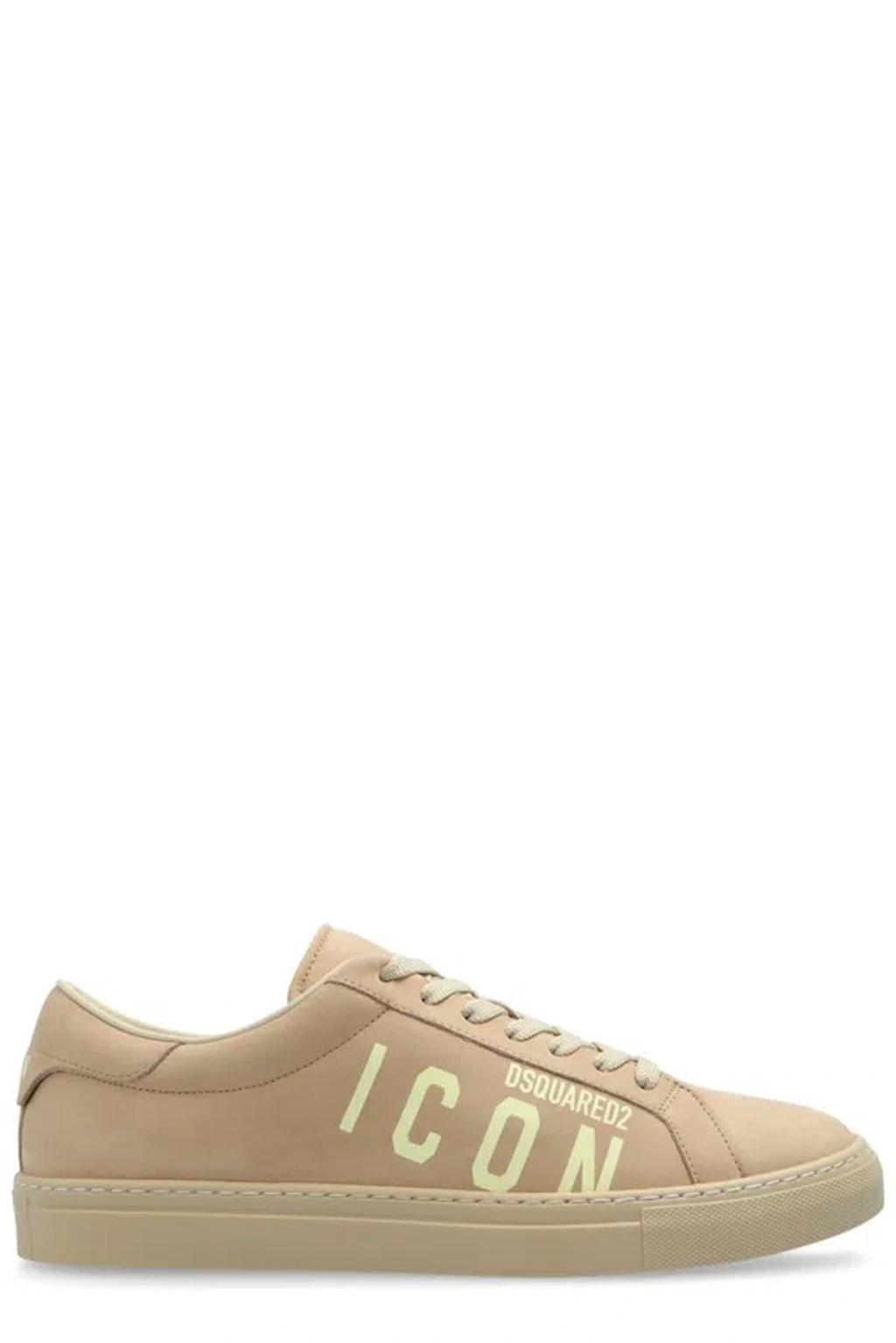 DSQUARED2 Logo Printed Low In Beige Product Image