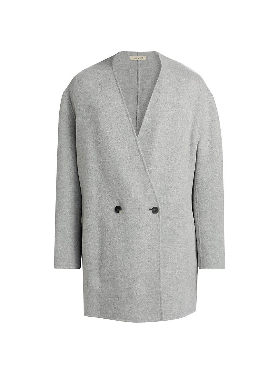 Mens Relaxed Lapelless Blazer Product Image