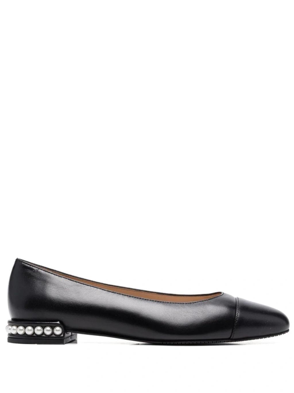 STUART WEITZMAN Pearl Flat Ballerinas In Black Product Image