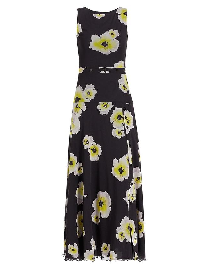 Womens Wndrlust Mariyana Floral Cut-Out Midi-Dress Product Image