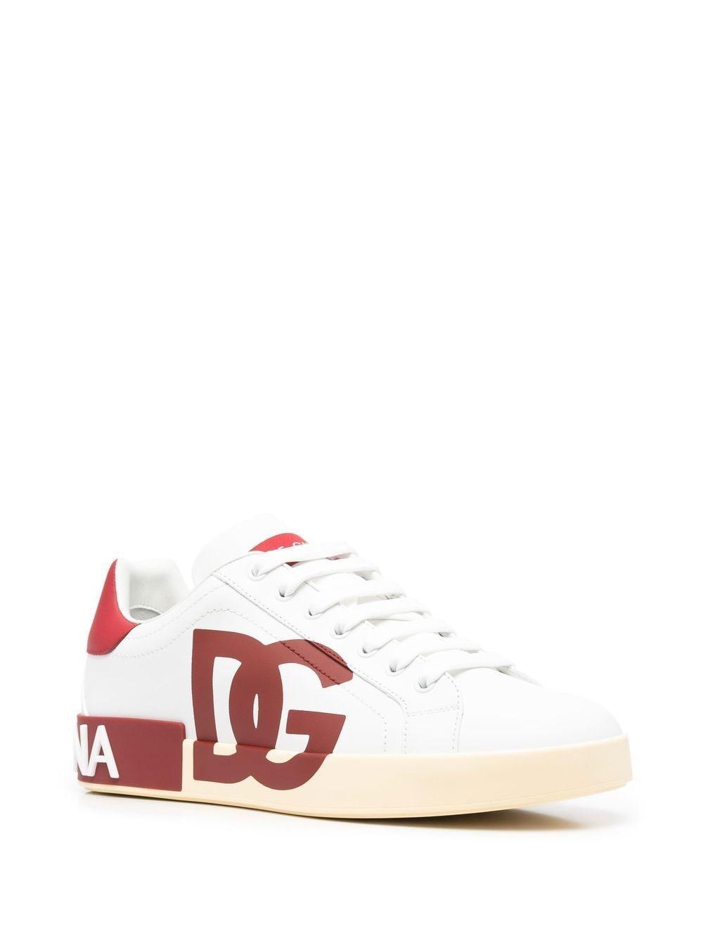 logo-print lace-up sneakers Product Image