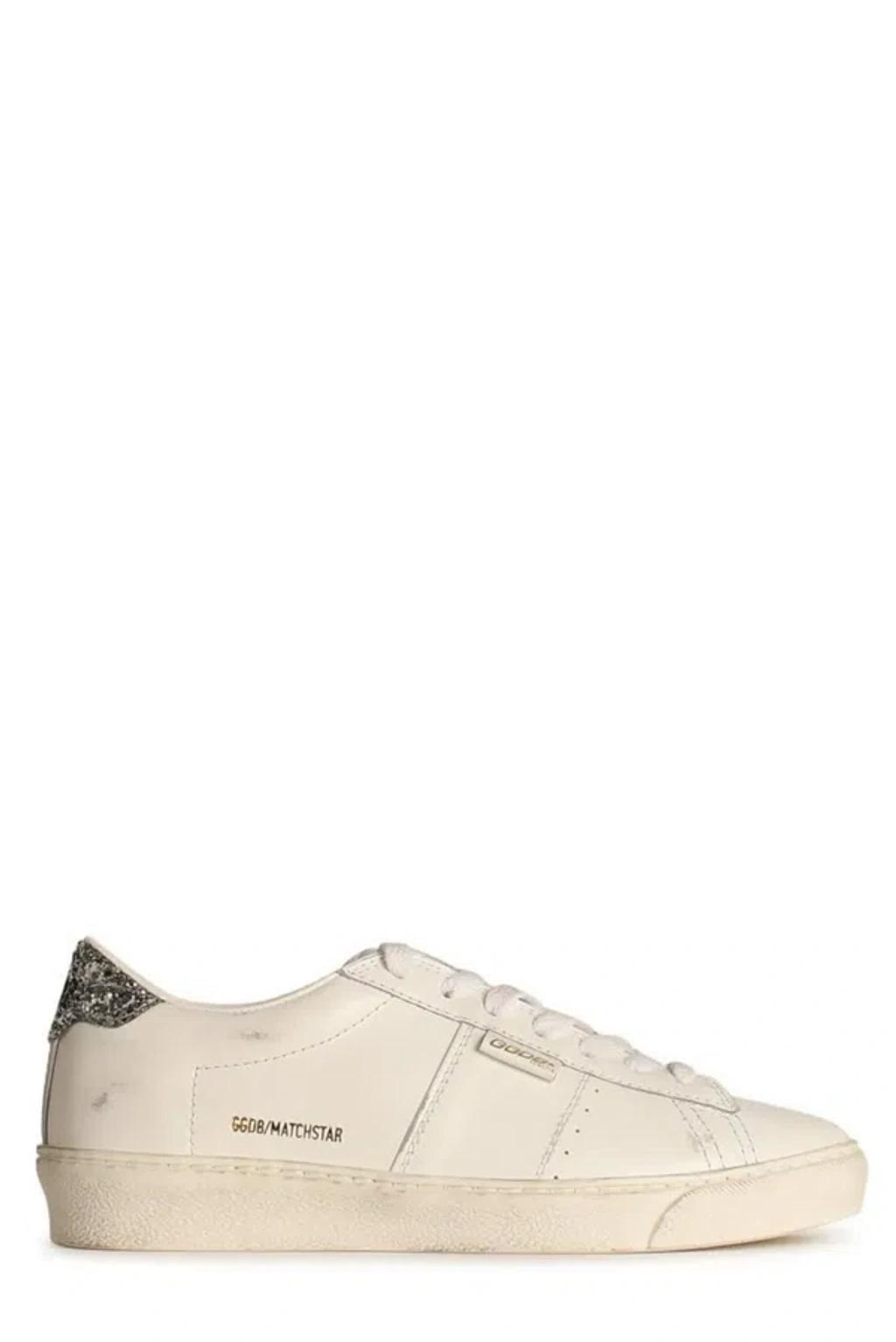 GOLDEN GOOSE Matchstar White Leather Sneakers Product Image