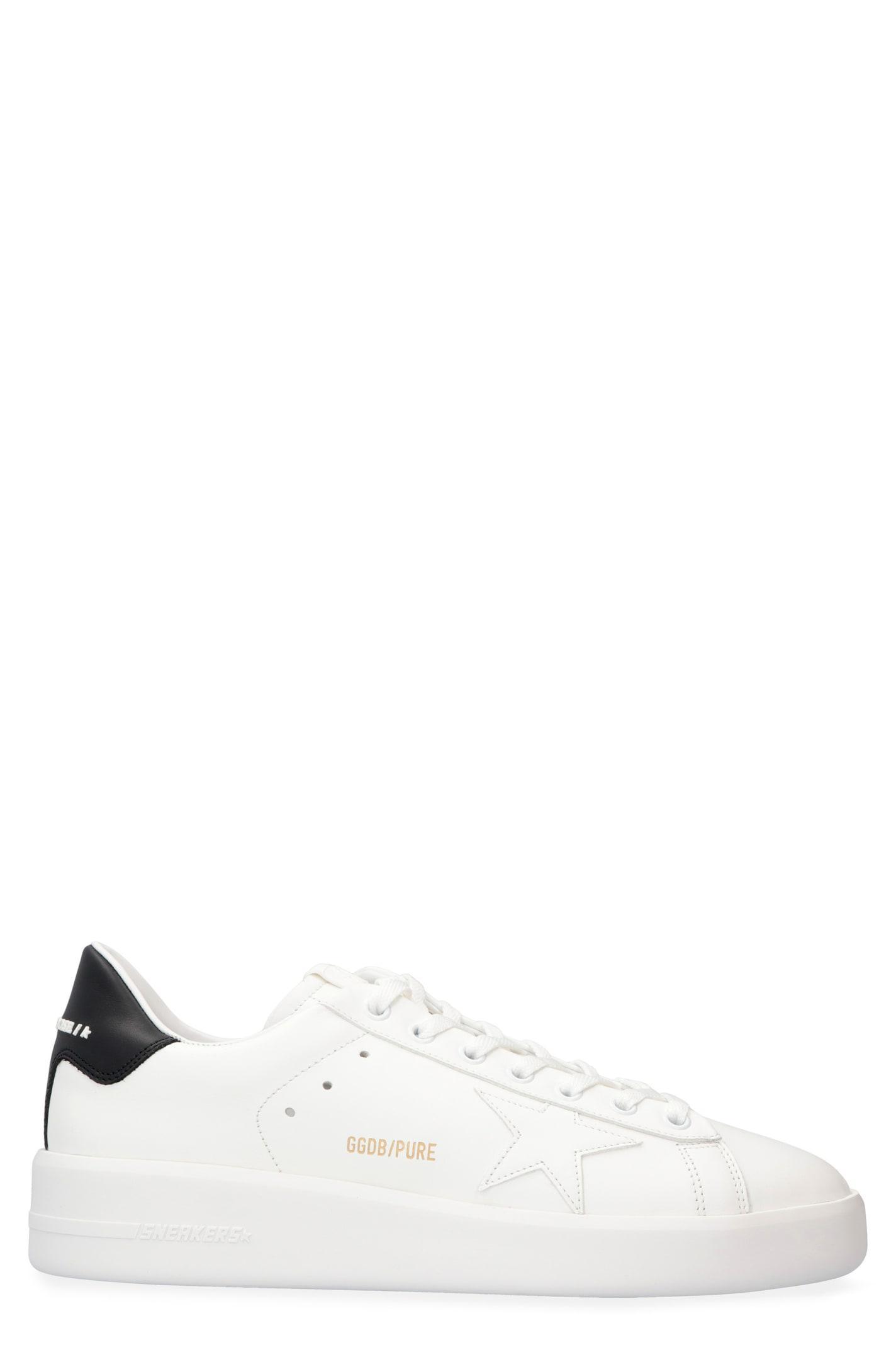 Purestar Leather Sneakers In White Product Image