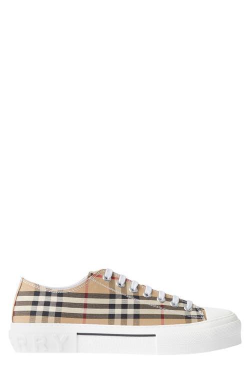 burberry Jack Check Low Top Sneaker Product Image