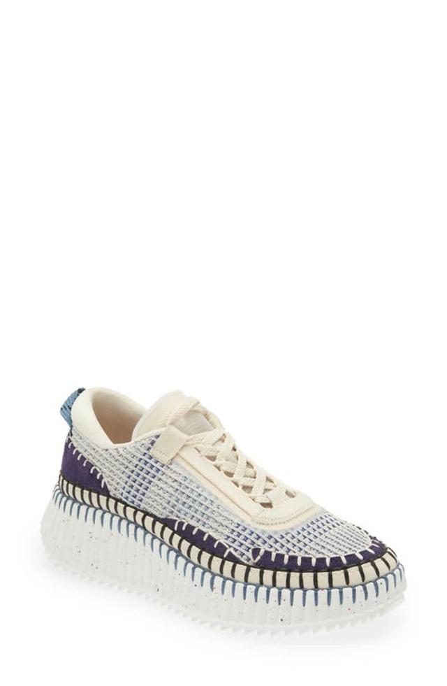 Nama Stitch Walking Sneakers In Cosmic Blue Product Image