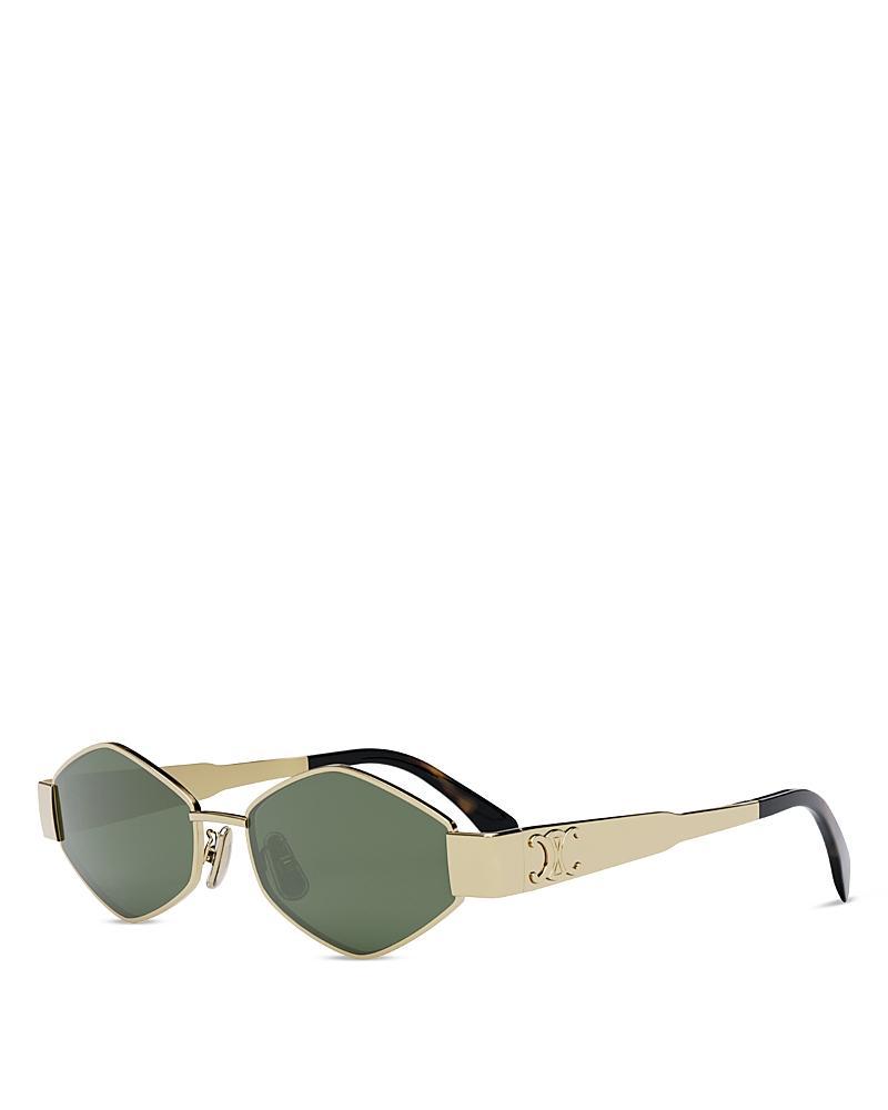 Womens Metal Triomphe 54MM Geometric Sunglasses Product Image