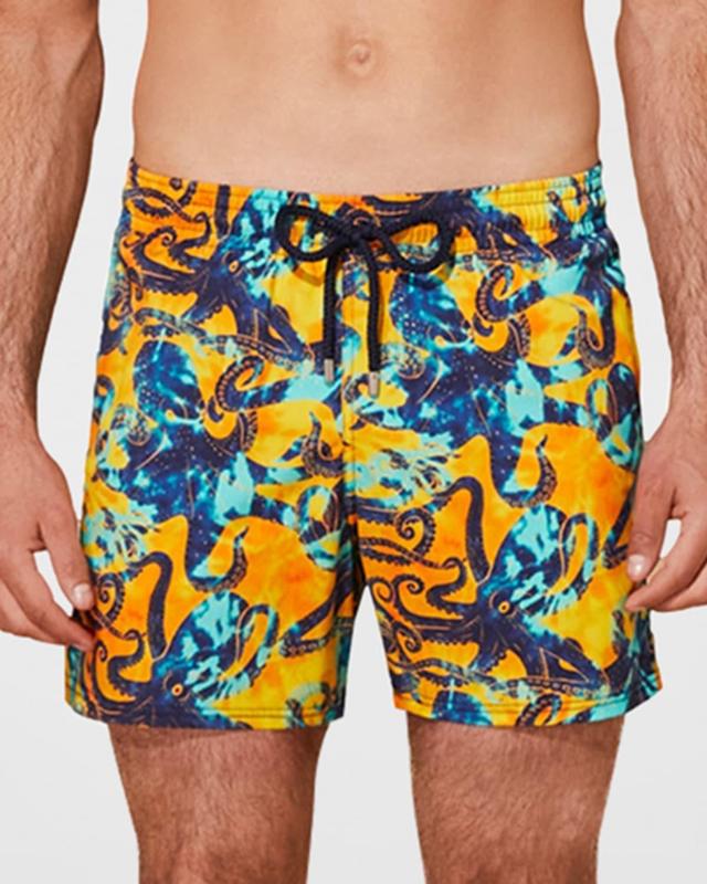 Mens Tie-Dye Poulpes Swim Shorts Product Image