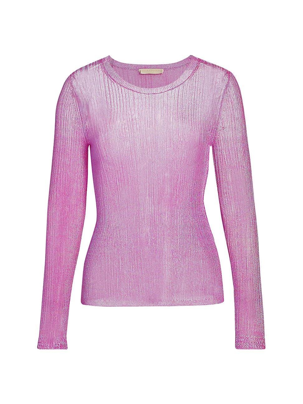 Womens Diana Rib-Knit Long-Sleeve Top product image