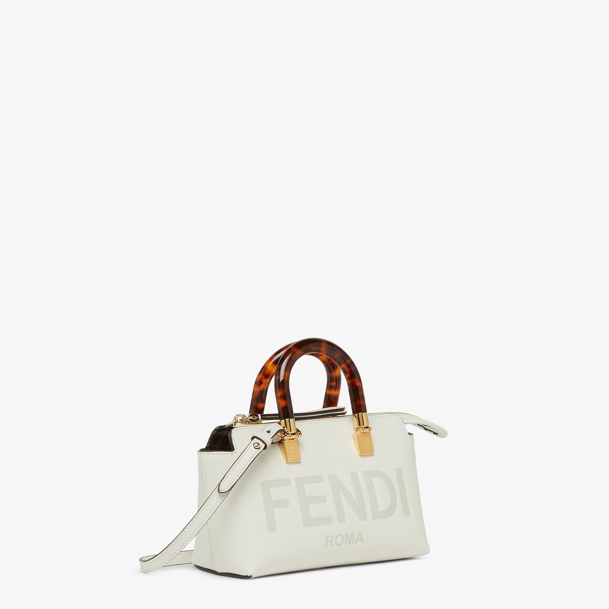 By The Way MiniSmall white leather Boston bag Product Image