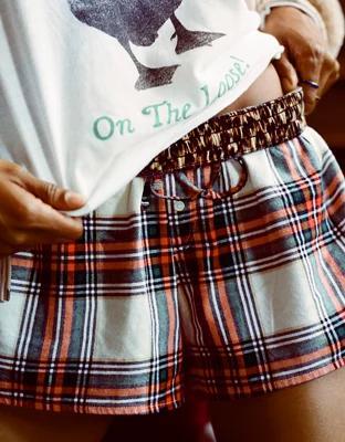 Aerie Off-Duty Flannel Boxer Product Image