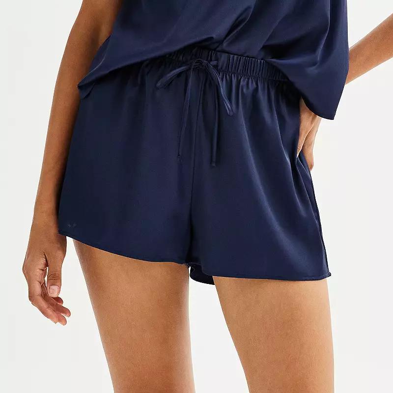 Womens Sonoma Goods For Life Satin Pajama Shorts product image