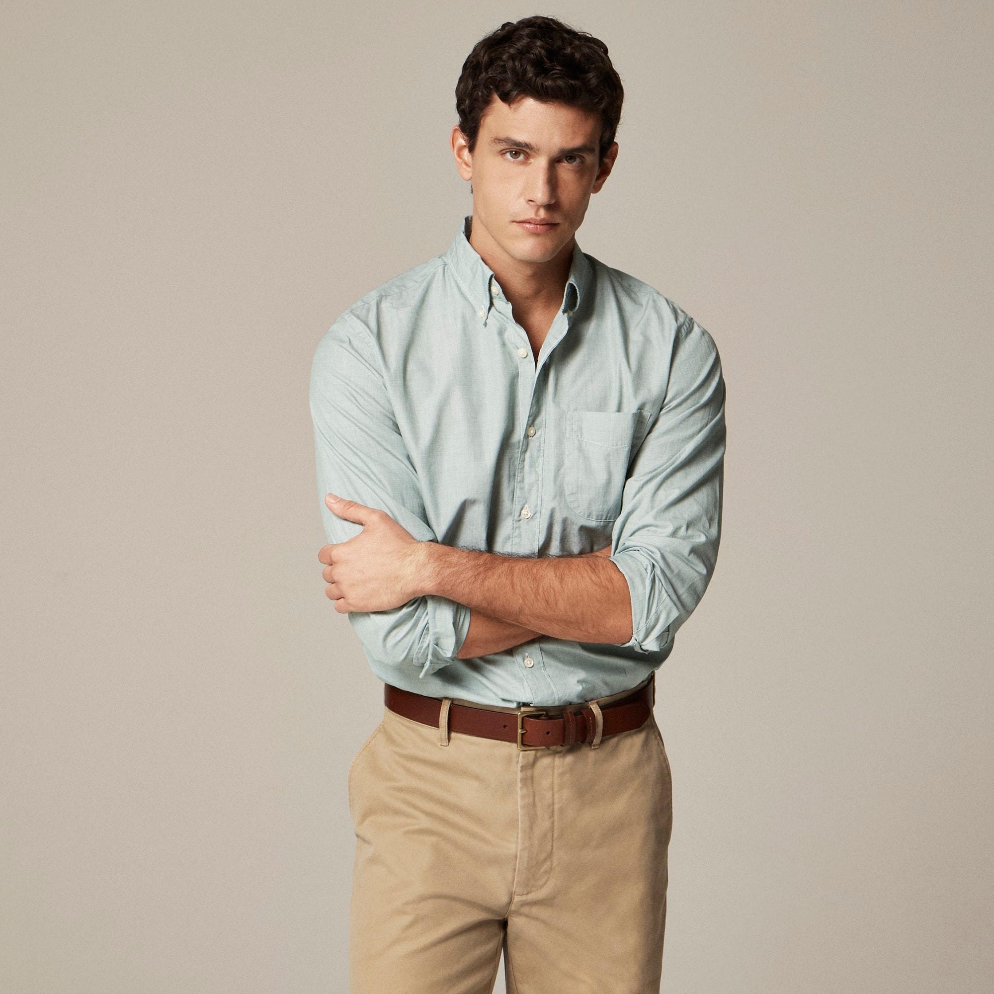 Secret Wash cotton poplin shirt Product Image