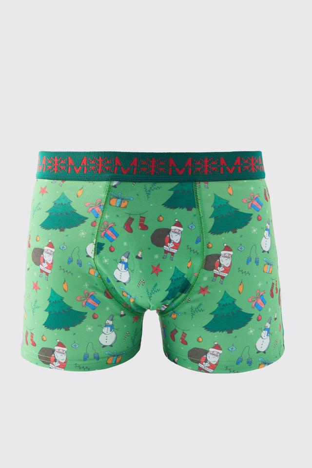 Christmas Boxers | boohooMAN USA Product Image