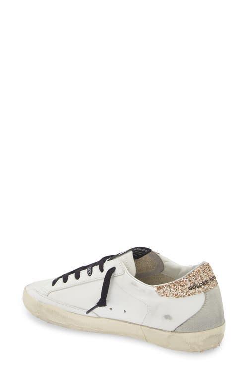 GOLDEN GOOSE Super-star Perm-noos Low Top Sneaker In White Silver Product Image