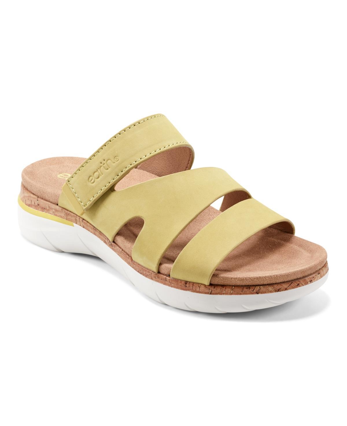 Earth Womens Ralli Almond Toe Flat Strappy Casual Sandals Product Image